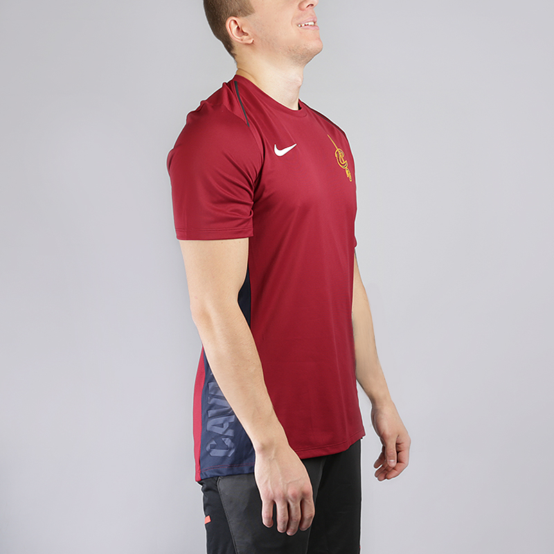 мужская бордовая футболка Nike Cleveland Cavaliers Hyper Elite Short-Sleeve NBA Top 856517-677 - цена, описание, фото 1